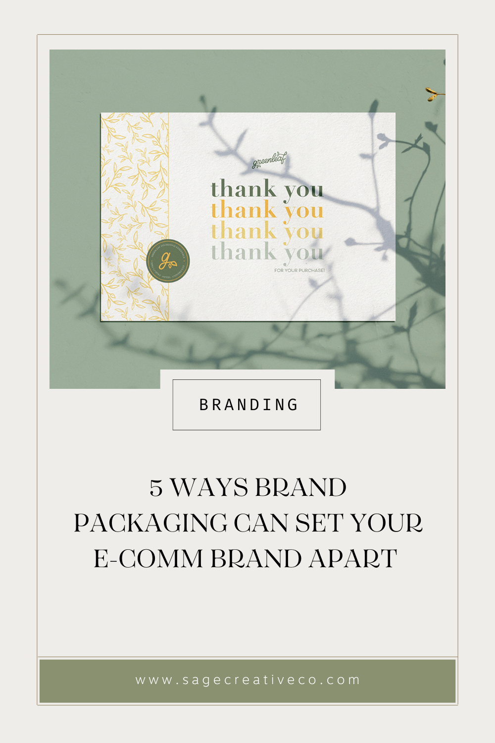 5 ways branded packaging can set your e-commerce brand apart | Sage Creative Co, a Jacksonville boutique marketing agency